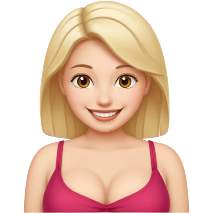 With big boobs emoji