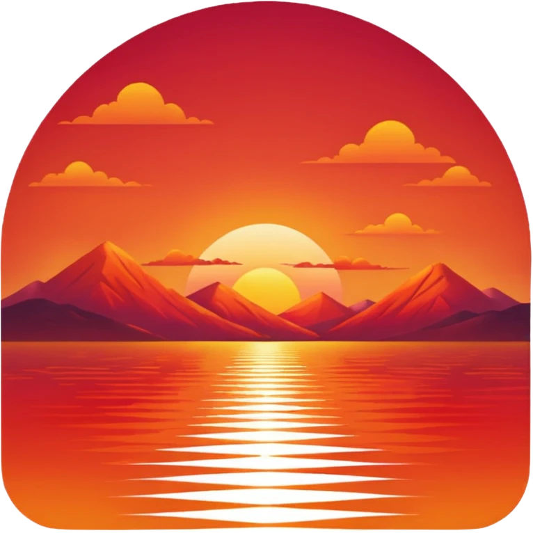 sunset emoji