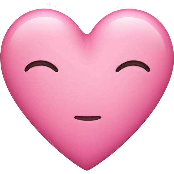 Pink heart emoji