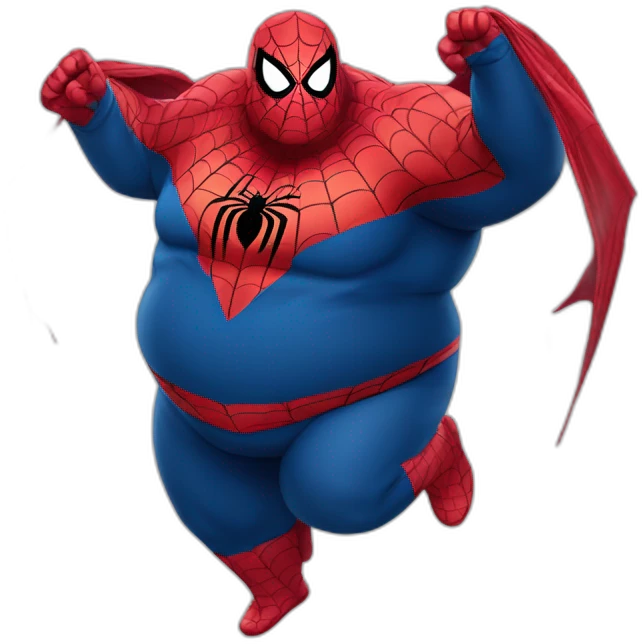 fat spider-man emoji