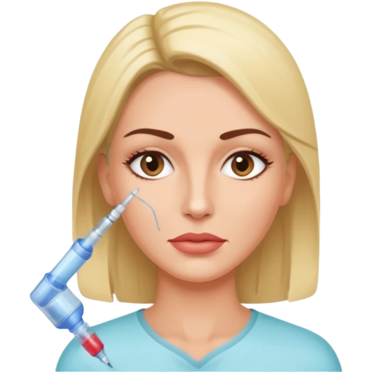  botox injection in the face emoji