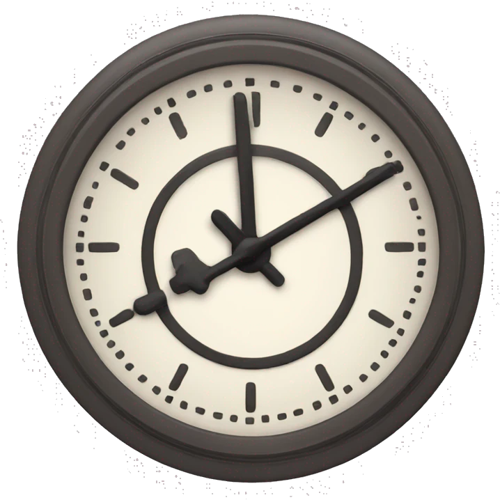 Clock hands emoji