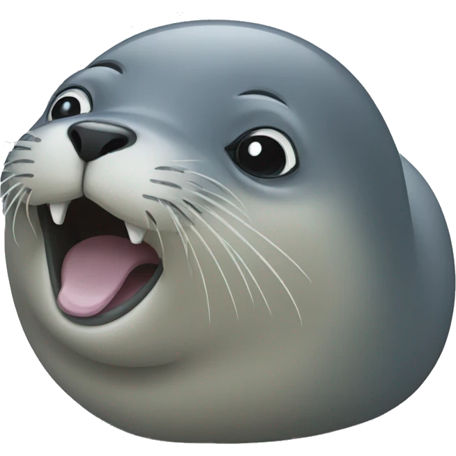 a hungy seal emoji