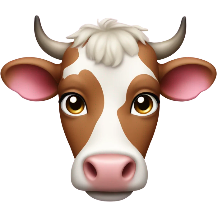 pink cow emoji