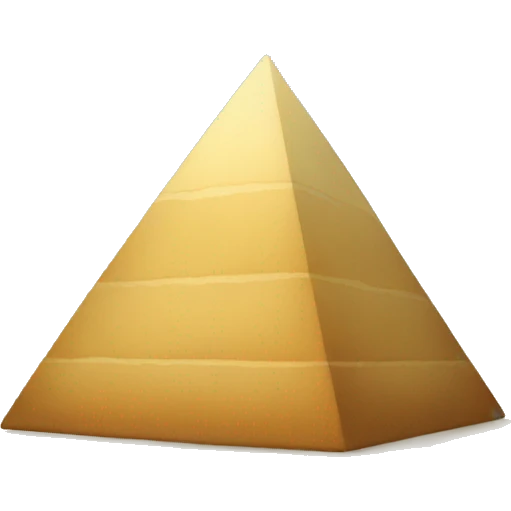 pyramid toy emoji