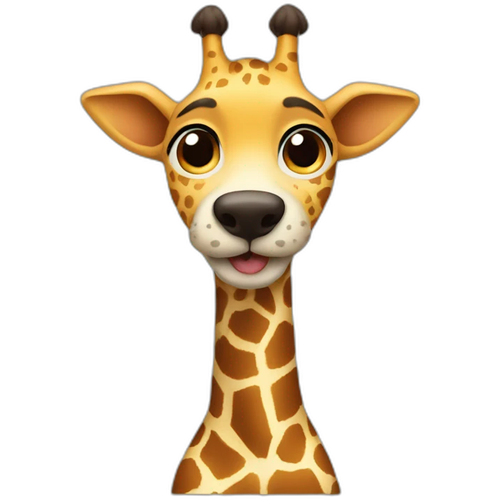 Doggiraffe perfection  🔵 emoji