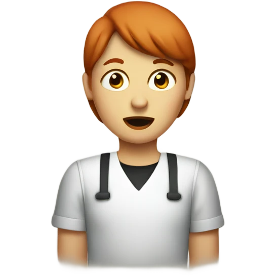 Time out sign by redheaded woman emoji