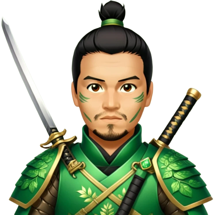 Emerald Samurai emoji