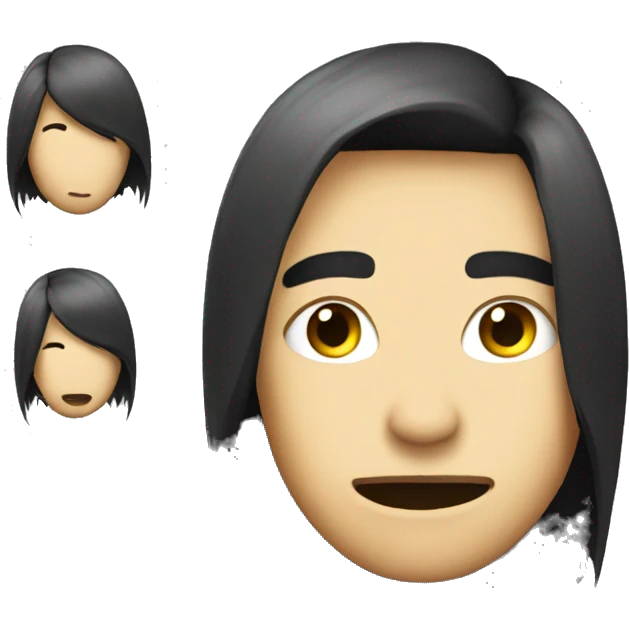 face with side part emo  emoji