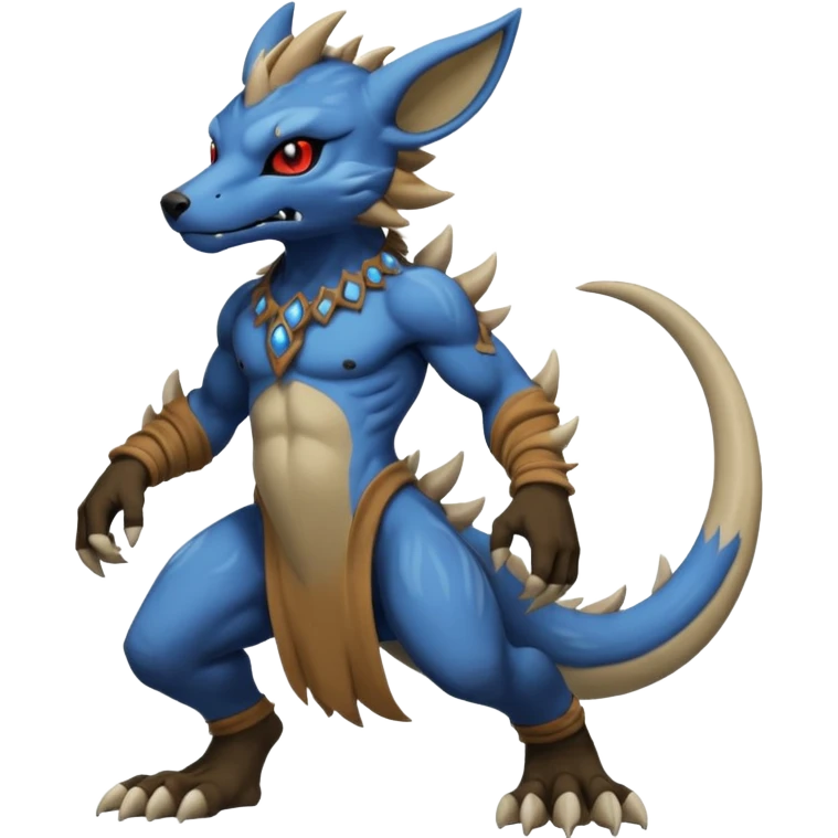 Anthro Vernid-WickerBeast-Protogen-Primagen-Fakémon Full Body emoji