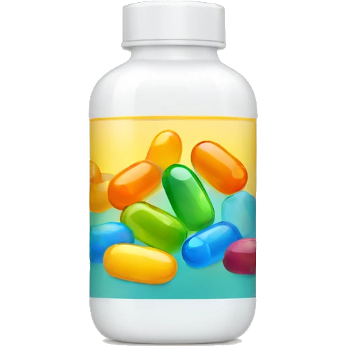 a bottle of vitamins emoji