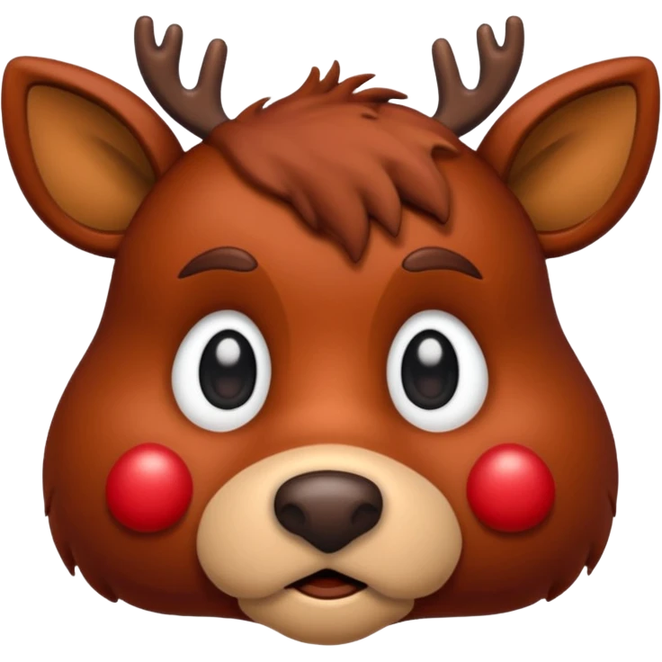 sad rudolph emoji