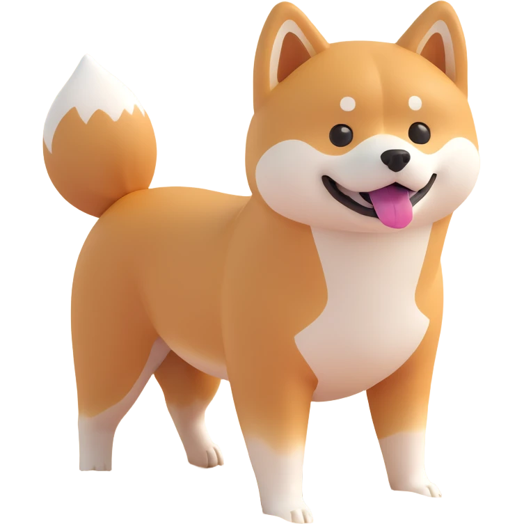 shiba inu at beach emoji
