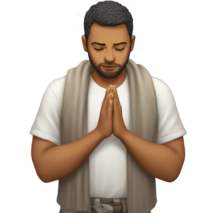 A software tech bro is praying for demo gods for uninterrupted demo  emoji