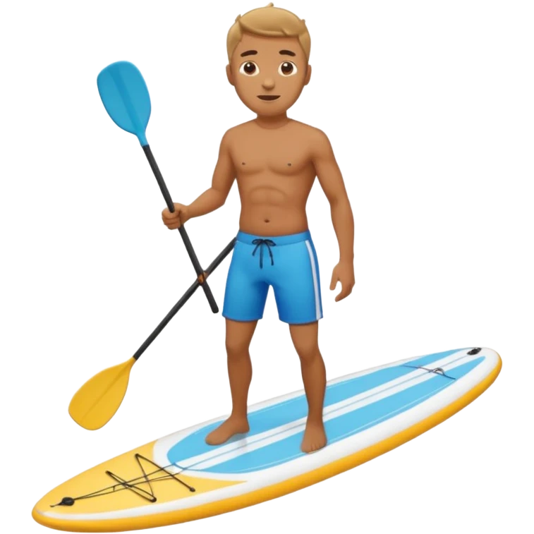 paddle board man emoji
