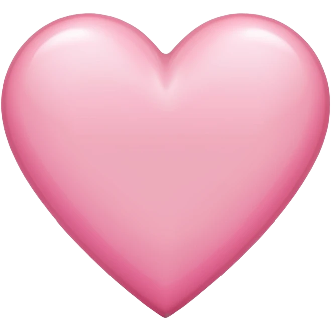 Coração rosa e branco emoji