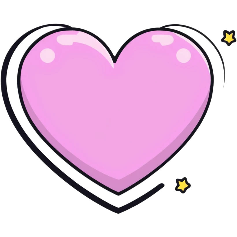 glitter heart emoji