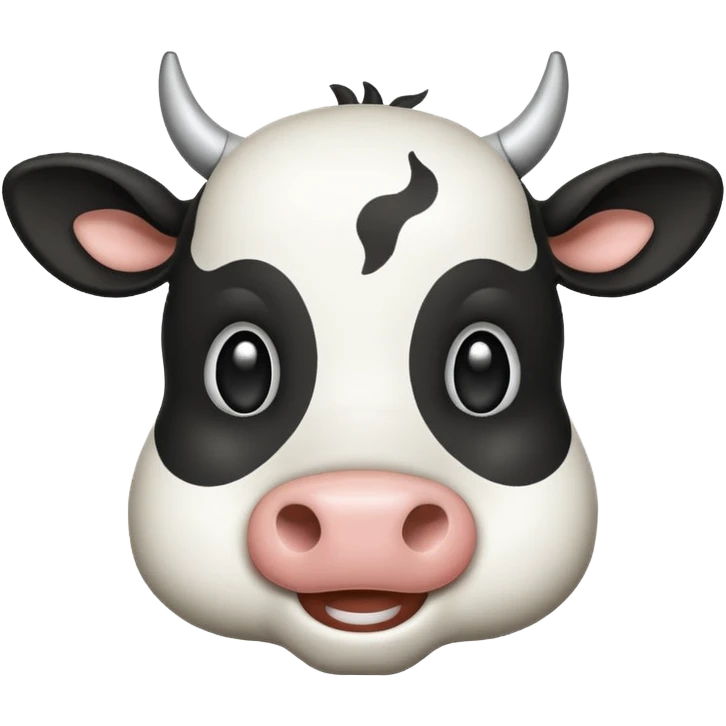retro cow emoji  emoji