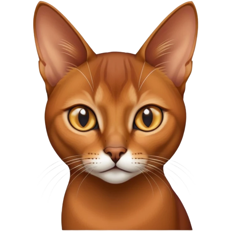 Abyssinian cat emoji