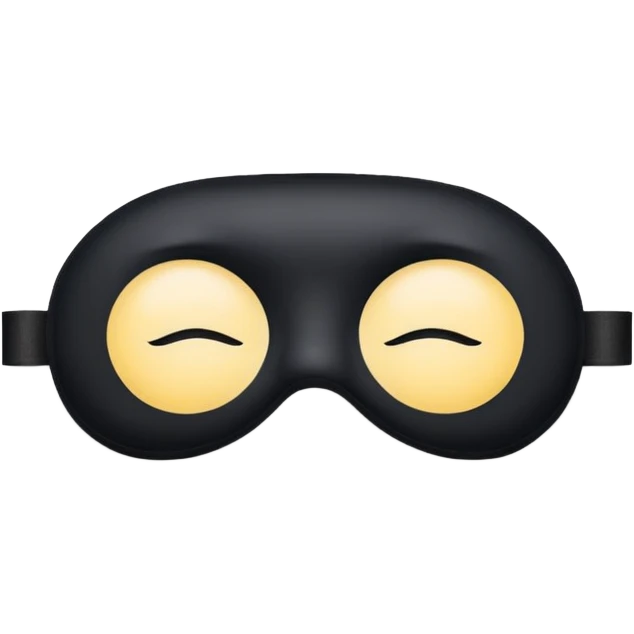 sleeping mask for eyes, sleep accessory emoji