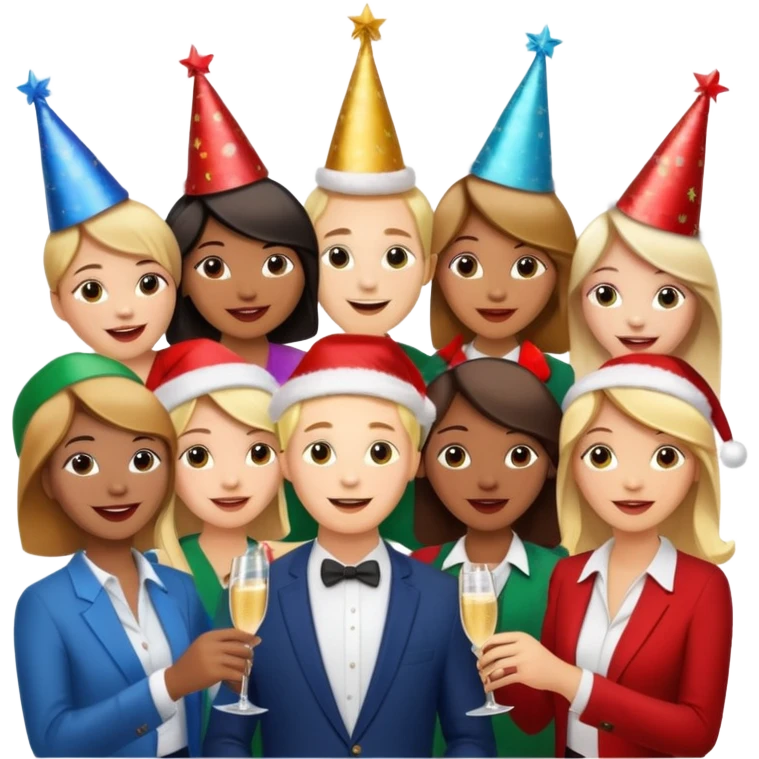 christmas work party decoration joy emoji