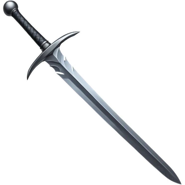 black sward emoji