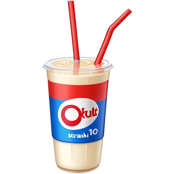 straw pack Korea Yakult emoji