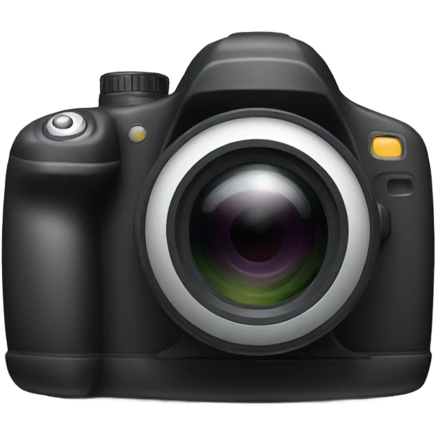 A digital camera emoji