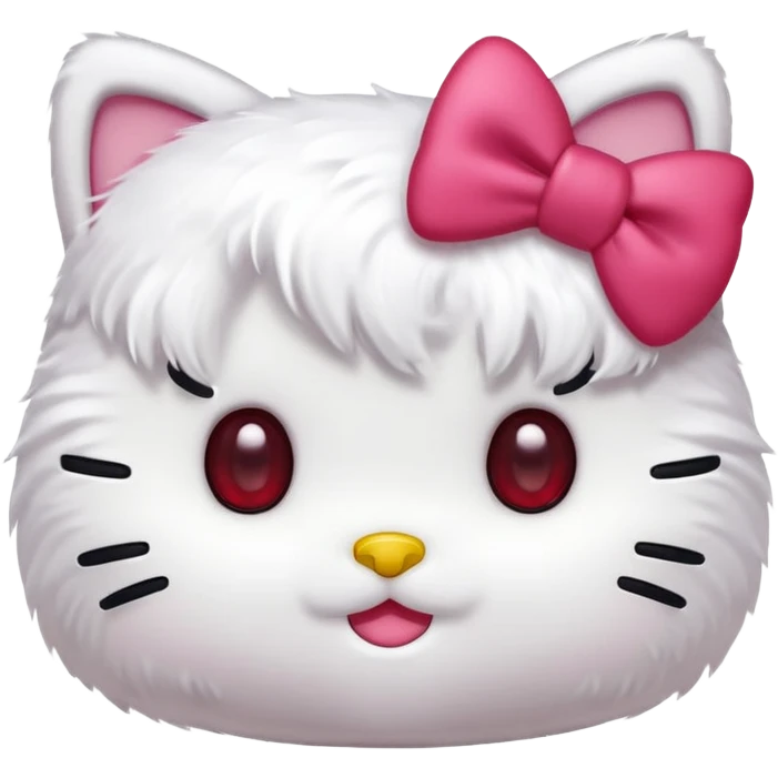 Hello kitty cartoon emoji