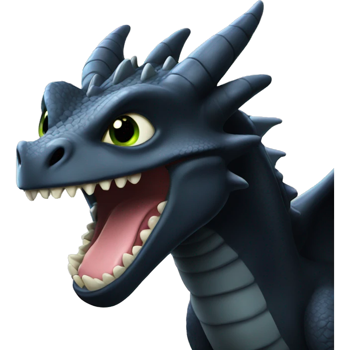 Toothless dragon  emoji