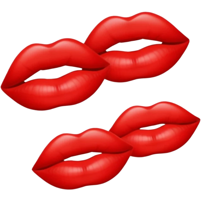 Kissy lips emoji