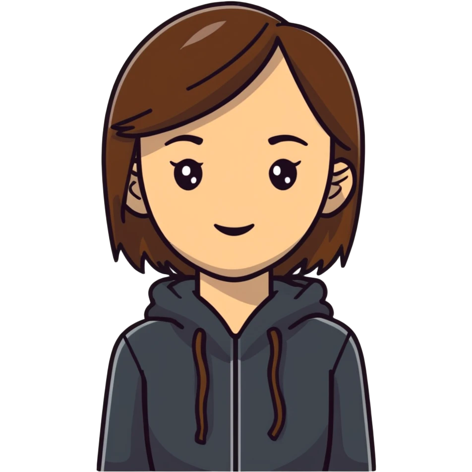 female math teacher, brown straight hair, Caucasian emoji