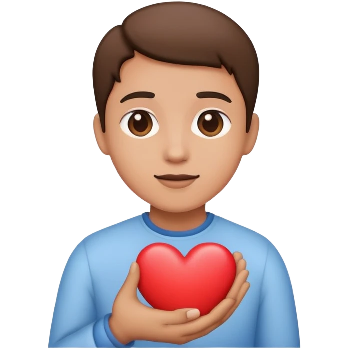 person with heart  emoji