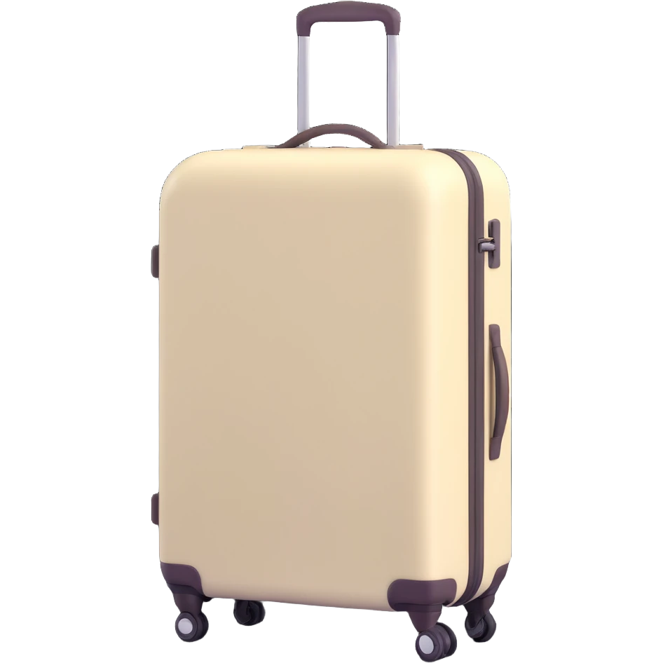 aesthetic ivory minimal suircase with wheels emoji