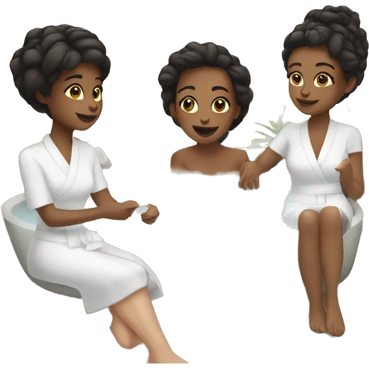 Spa day emoji