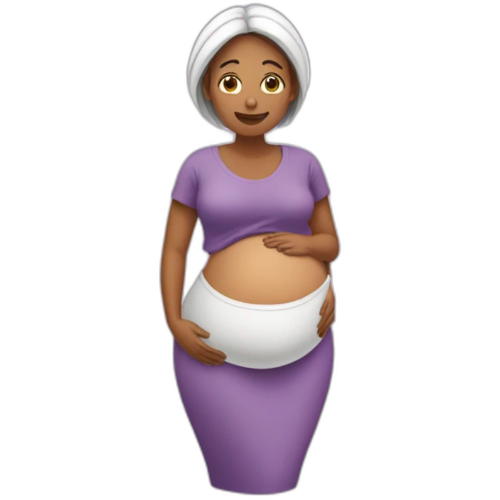 Mamãe gravida emoji