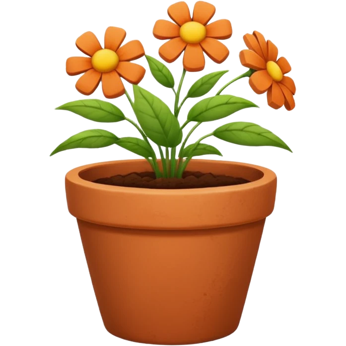 flower pot emoji