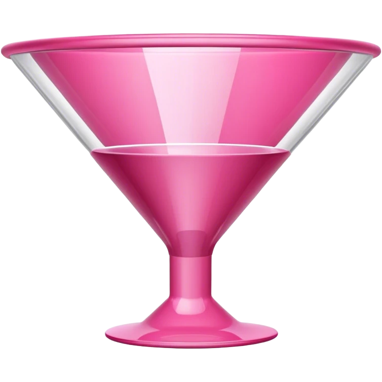 transparent pink sales funnel  emoji