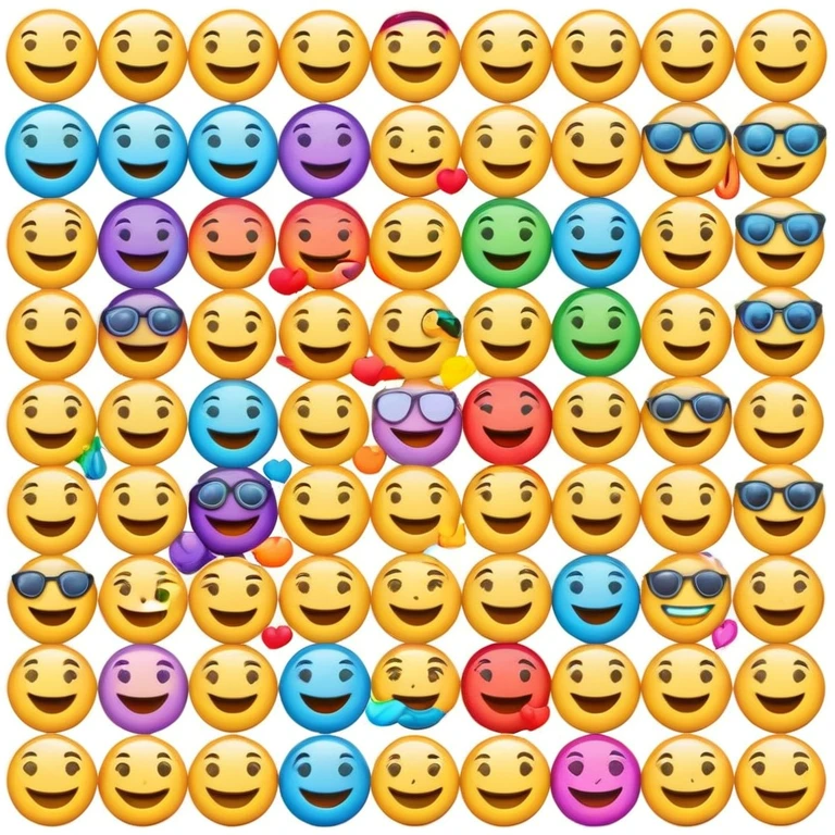 плакат на тему смайлов emoji