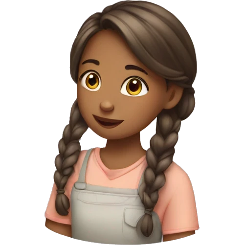 girl giving love to others emoji