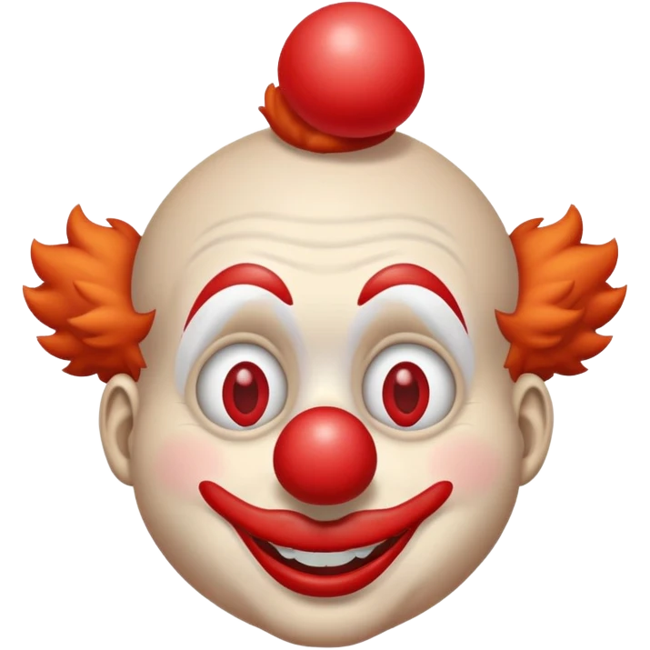 flushed clown emoji