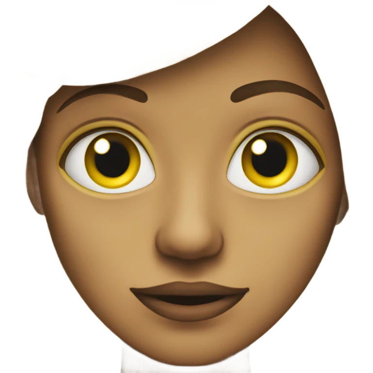 Yellow side eye  emoji