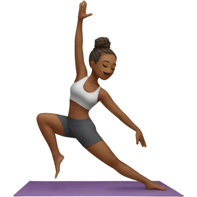 Did doing yoga emoji