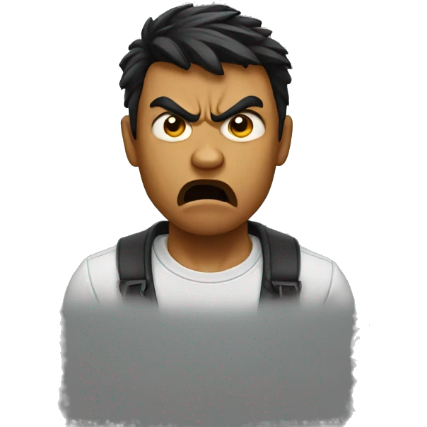 bad boy angry emoji