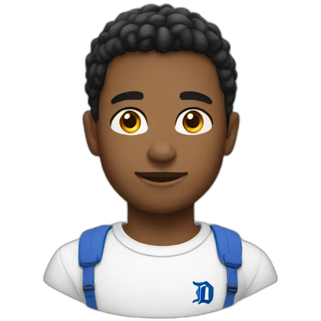Boy with duke390 emoji