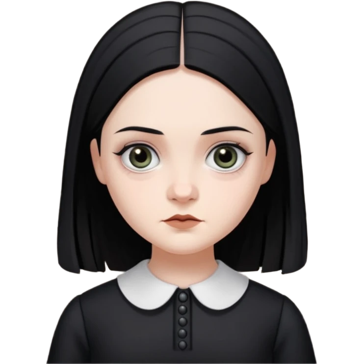 Mercredi addams  emoji