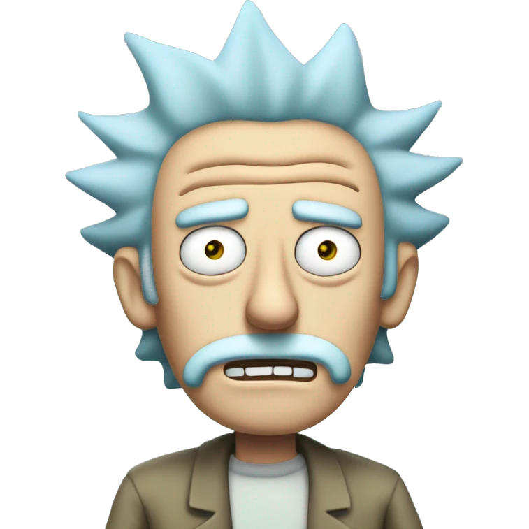 Rick Sanchez from Rick and Morty emoji