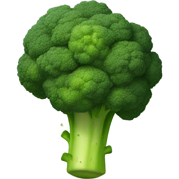 Broccoli man winning the game emoji