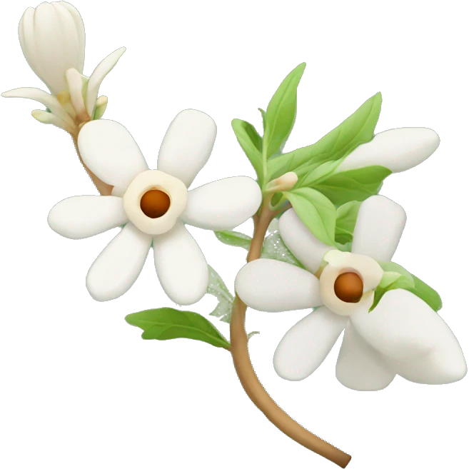 Ashwagandha plant and flower emoji