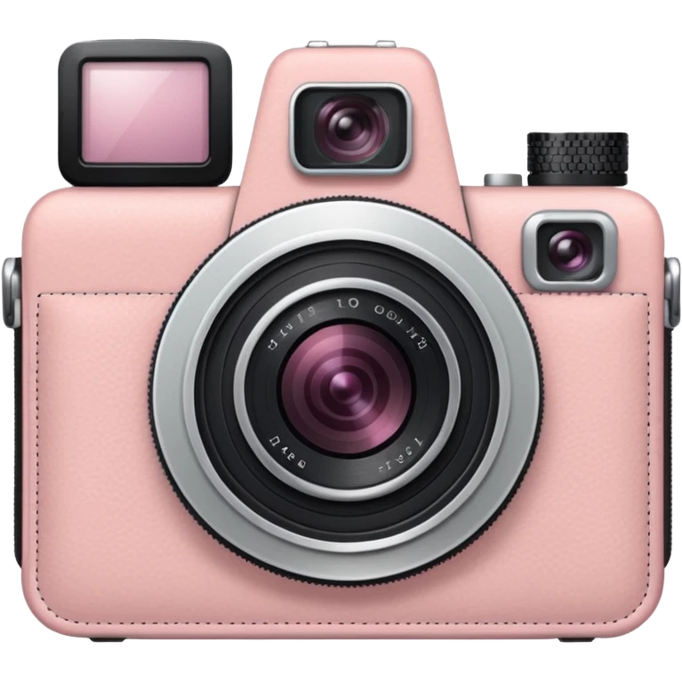 Light Pale Pink Camera Folder emoji